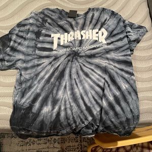 Thrasher tie dye shirt